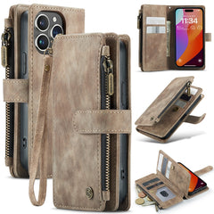 CaseMe C30 Card Slots Zipper Wallet Leather Phone Case