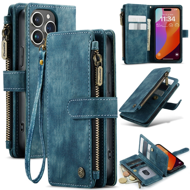 CaseMe C30 Card Slots Zipper Wallet Leather Phone Case