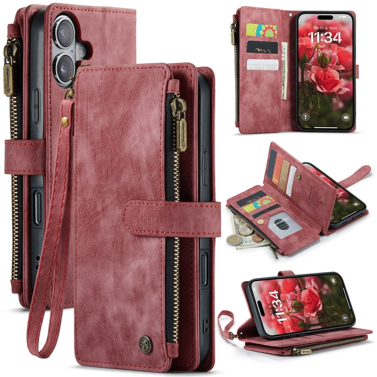 CaseMe C30 Card Slots Zipper Wallet Leather Phone Case