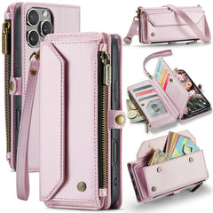 CaseMe C36 Card Slots Zipper Wallet RFID Anti-theft Leather Phone Case