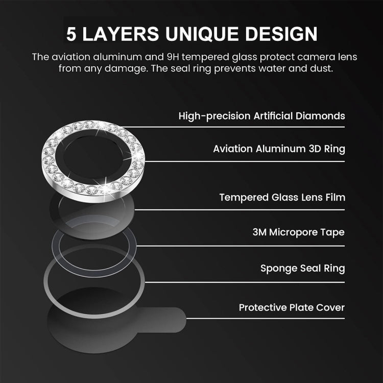 ENKAY AR Anti-reflection Individual Diamond Ring Camera Lens Glass Full Film