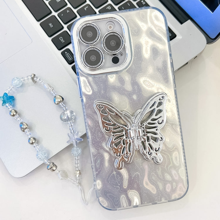 Plating Glitter Lens Film Texture Butterfly Holder Wristband Phone Case, Series 1