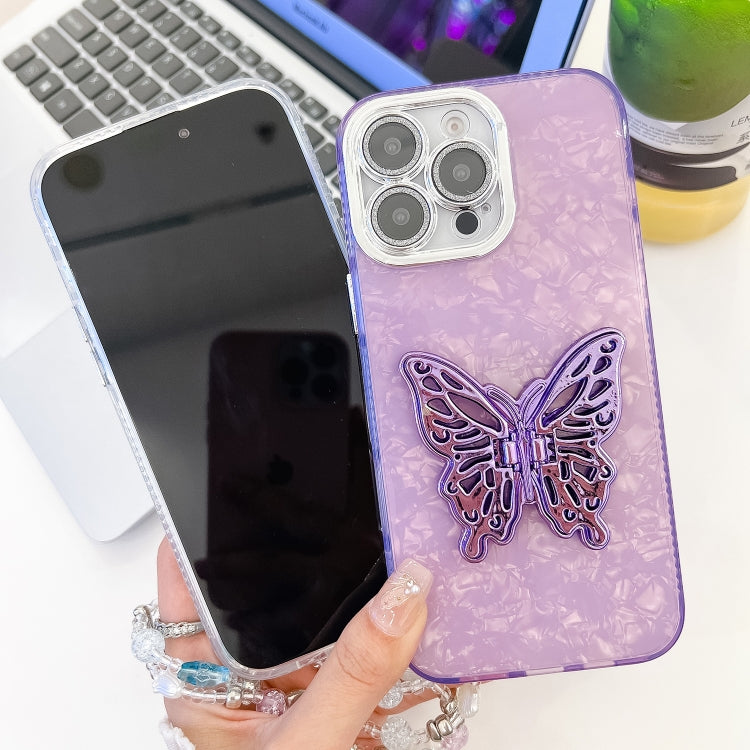 Plating Glitter Lens Film Texture Butterfly Holder Wristband Phone Case, Series 1