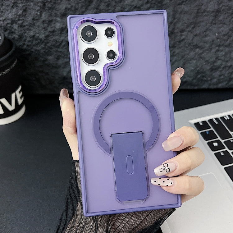 Acrylic Hybrid TPU MagSafe Holder Phone Case