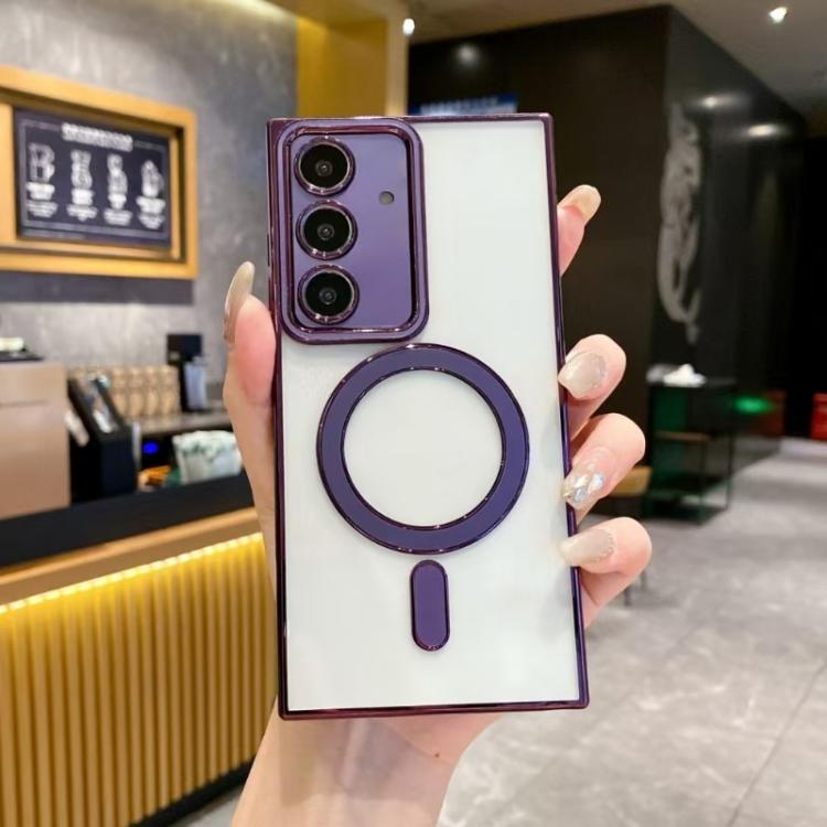 Imitation Original Magsafe TPU Phone Case, For Samsung Galaxy S25 5G, For Samsung Galaxy S25+ 5G, For Samsung Galaxy S25 Ultra 5G, For Samsung Galaxy S24 Ultra 5G, For Samsung Galaxy S24+ 5G, For Samsung Galaxy S24 5G