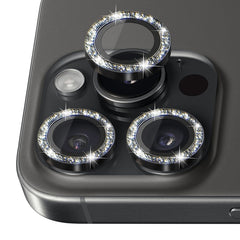 NORTHJO Glitter Camera Lens Protector Tempered Glass Metal Ring Film