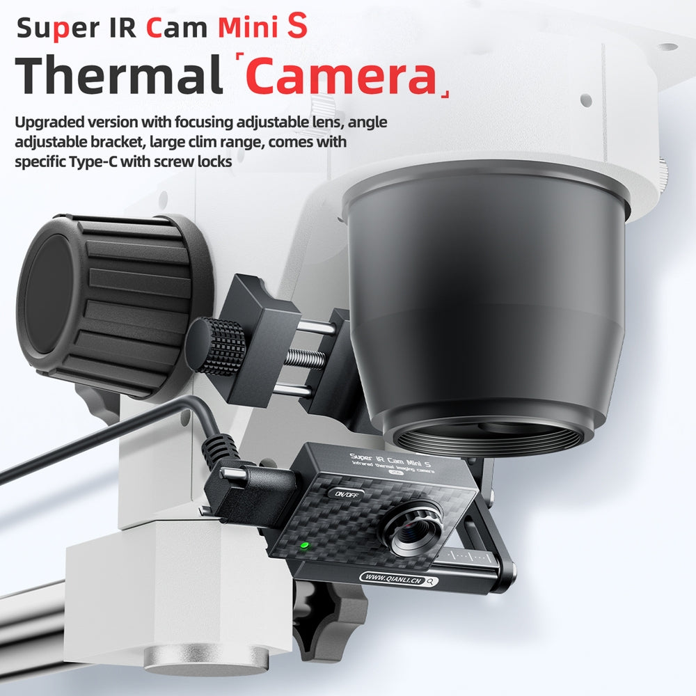 Qianli Mega-Idea Super IR Cam Mini S Microscope Infrared Thermal Imaging Camera for Motherboard Detected