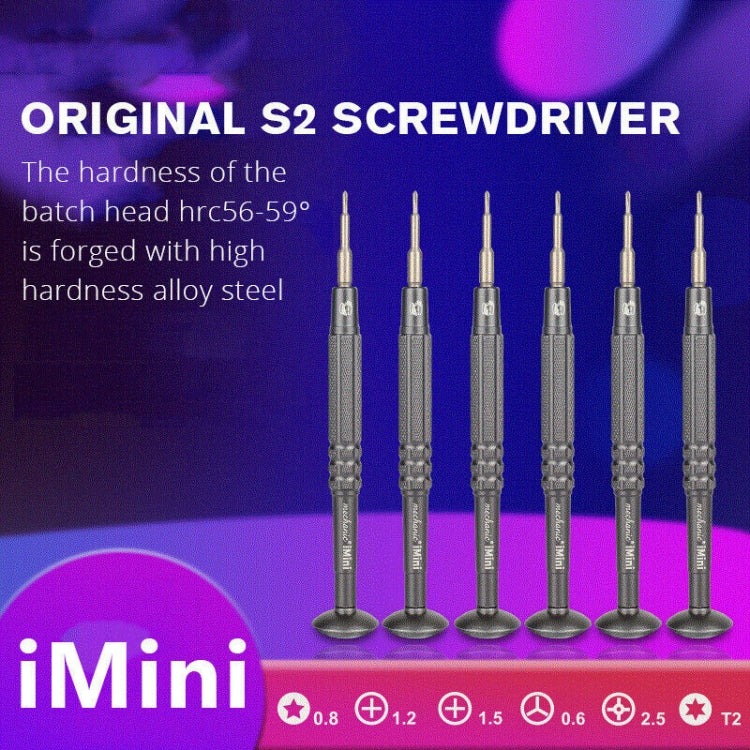 MECHANIC iMini Series Mobile Phone Repair Glasses Screw Batch Clock Tool