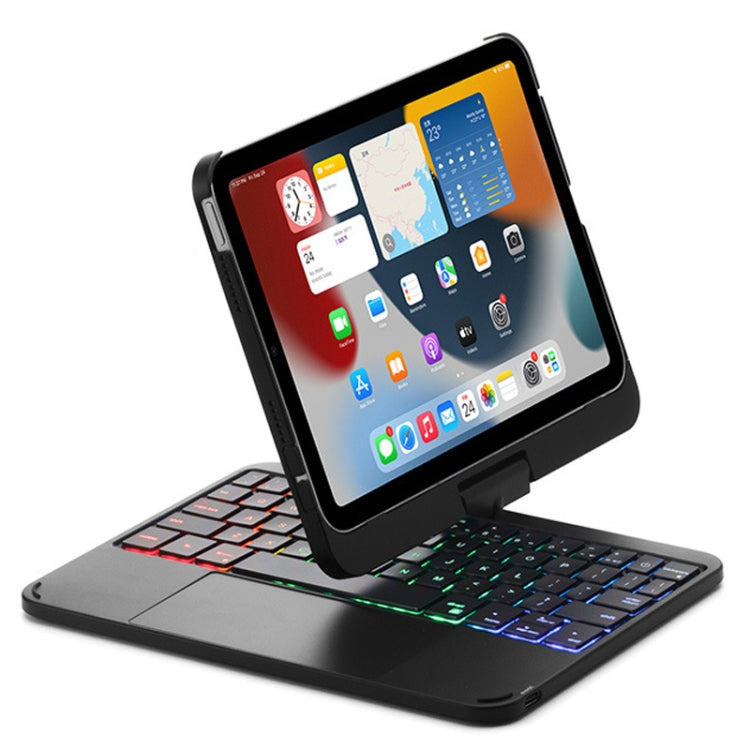 For iPad Mini 6 Tablet Bluetooth Keyboard With Backlight 360 Degree Rotation