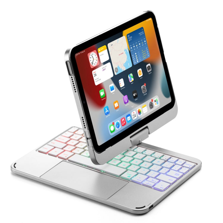 For iPad Mini 6 Tablet Bluetooth Keyboard With Backlight 360 Degree Rotation