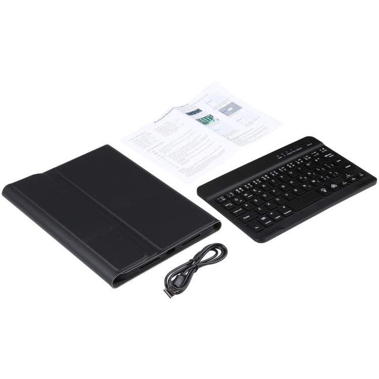 A06S Detachable Lambskin Texture Ultra-thin TPU Backlight Bluetooth Keyboard Leather Tablet Case with Stand For iPad mini 6 / mini 7