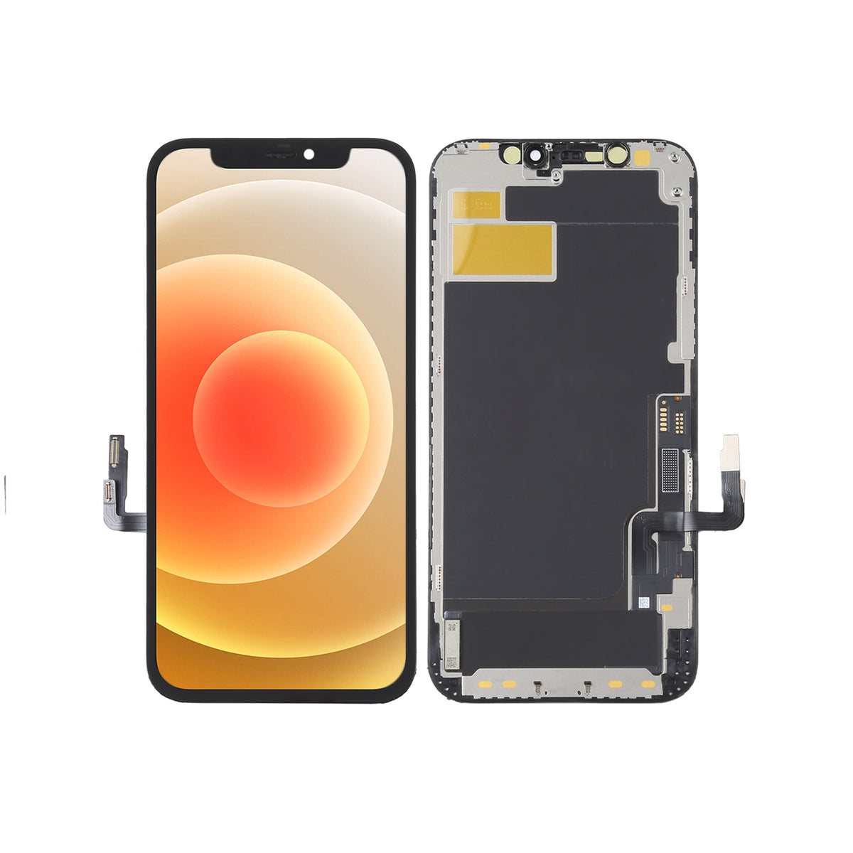 YK OLED LCD Screen For iPhone 12 / 12 Pro with Digitizer Full Assembly, Remove IC Need Professional Repair