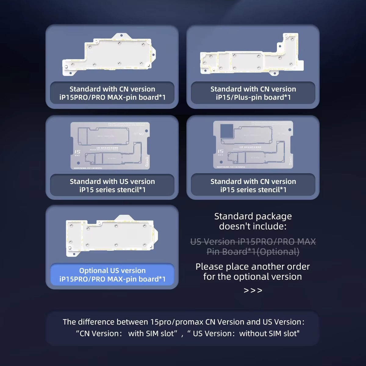 QianLi iSocket Series 8 in 1 Motherboard Layered Test Stand For iPhone 15 Series