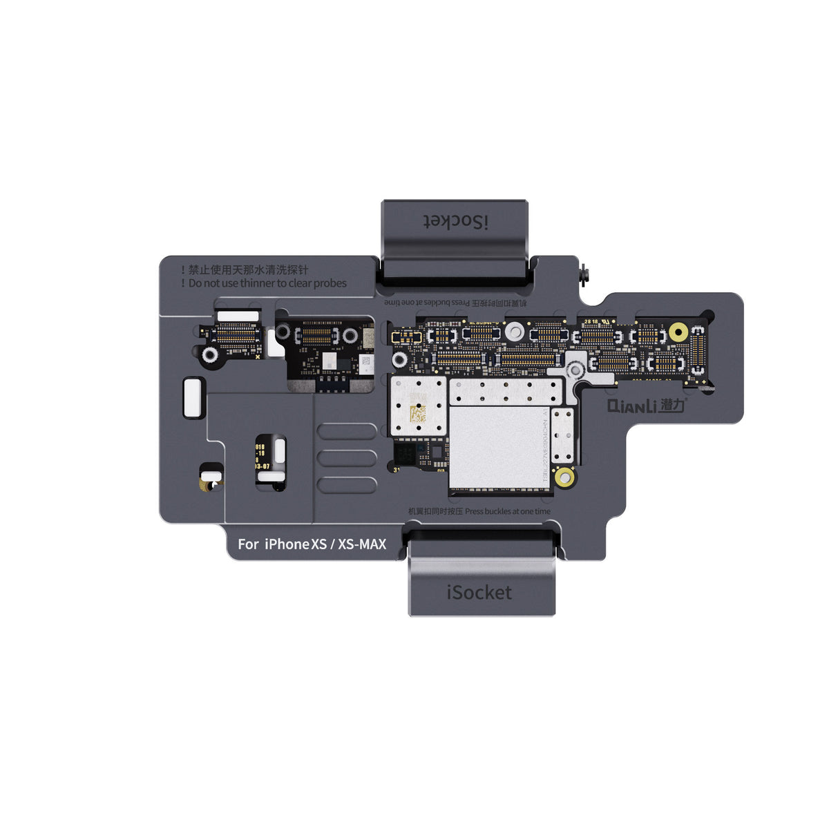 Qianli iSocket 3 In 1 Motherboard Layered Test Frame Upper Lower Layers Logic Board Function Fast Test Holder For iPhone X / XS / XS Max